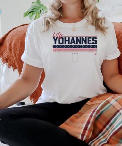 Official Lily Yohannes Amsterdamsche Football Club Ajax Stripe Uswntpa t shirt