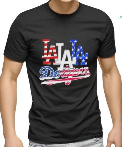 Official Los Angeles Dodgers Baseball Team Celebrating 4th Of July T Shirt