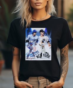 Official Los Angeles Dodgers vs New York Yankees 2024 Game Dueling Shirt