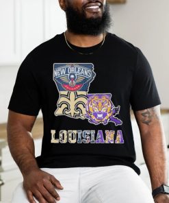 Official Louisiana Sports Teams Logo 2024 Shirt