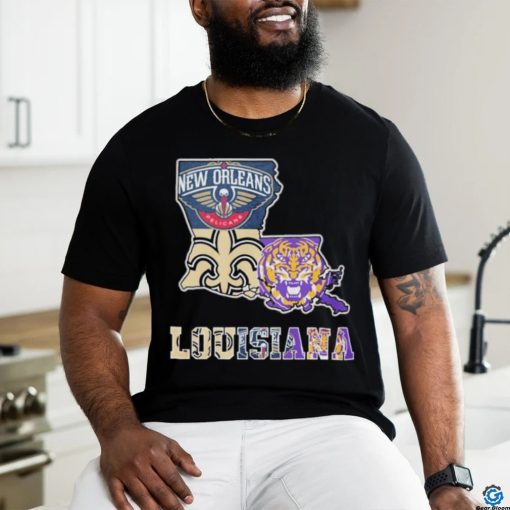 Official Louisiana Sports Teams Logo 2024 Shirt