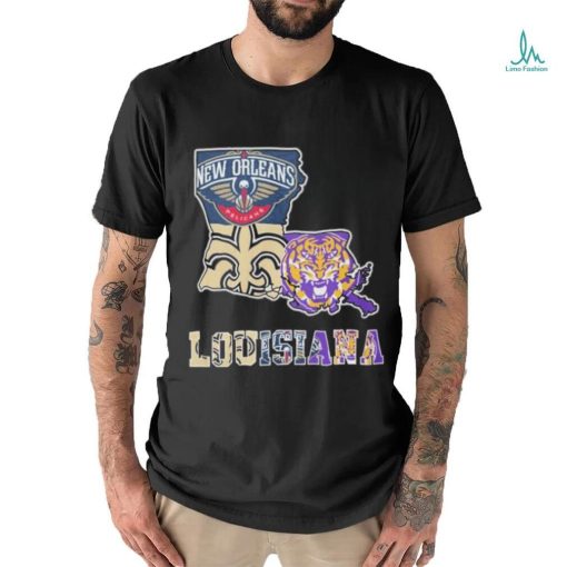 Official Louisiana Sports Teams Logo 2024 Shirt