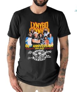 Official Lynyrd Skynyrd Members 60th Anniversary 1964 2024 Signatures T shirt