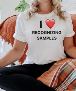 Official Marti Arti I Love Recognizing Samples Shirt