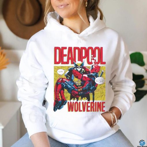 Official Marvel Bestie Couple Deadpool and Wolverine Movie 2024 Shirt