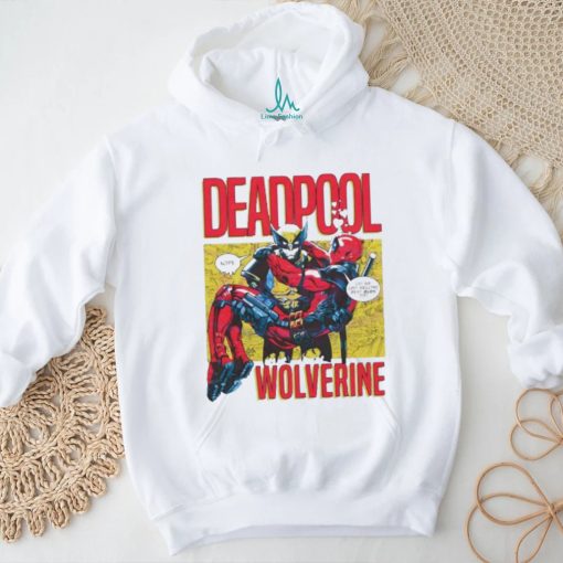 Official Marvel Bestie Couple Deadpool and Wolverine Movie 2024 Shirt