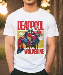 Official Marvel Bestie Couple Deadpool and Wolverine Movie 2024 Shirt