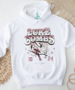 Official May 31st June 1st 2024 Luke Combs x Arizona Cardinals Growin’ Up and Gettin’ Old Tour T Shirt