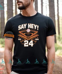 Official Mays Willie Say Hey 24 San Francisco Baseball shirt