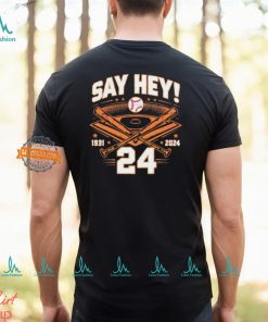 Official Mays Willie Say Hey 24 San Francisco Baseball shirt