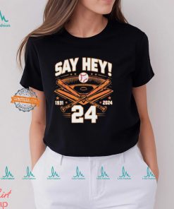 Official Mays Willie Say Hey 24 San Francisco Baseball shirt