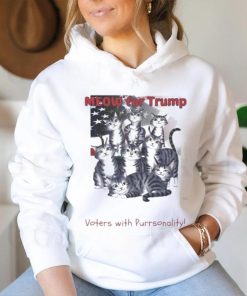 Official Meow For Trump Alley Cat Club Voters With Purronality shirt, hoodie, sweater, long sleeve and tank top Official Meow For Trump Alley Cat Club Voters With Purronality shirt