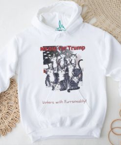 Official Meow For Trump Alley Cat Club Voters With Purronality shirt, hoodie, sweater, long sleeve and tank top Official Meow For Trump Alley Cat Club Voters With Purronality shirt