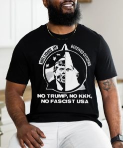 Official Millions Of Deceived Citizens No Trump No Kkk No Fascist Shirt