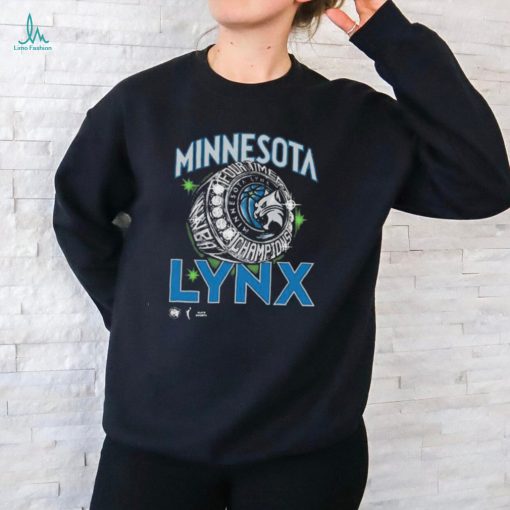 Official Minnesota Lynx Four Time WNBA Commissioner’s Cup Champions Ring T shirt