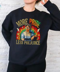 Official More Pride Less Prejudice Rainbow T shirt