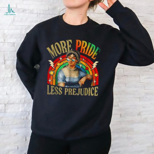 Official More Pride Less Prejudice Rainbow T shirt