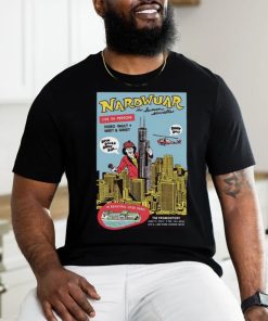 Official Nardwuar The Human Serviette June 17, 2024 The Promontory, Chicago, IL Poster shirt