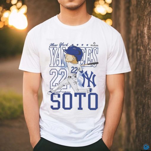 Official New York Yankees Juan Soto Caricature Baseball Shirt