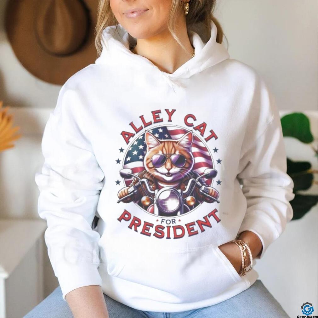 Official Official Alley Cat For President Motor T Shirt Official Official Alley Cat For President Motor T Shirt
