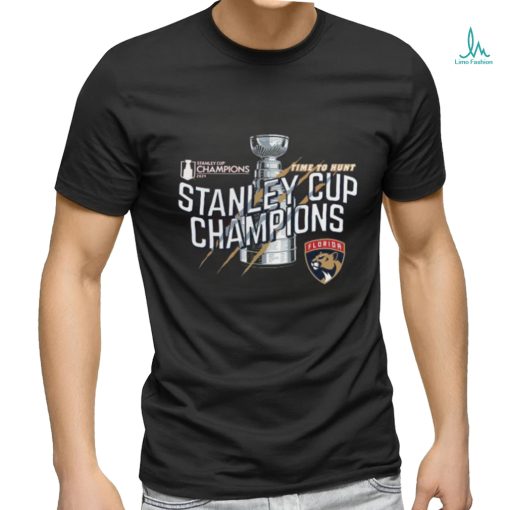 Official Official Florida Panthers Time To Hunt Stanley Cup Champions 2024 T Shirt