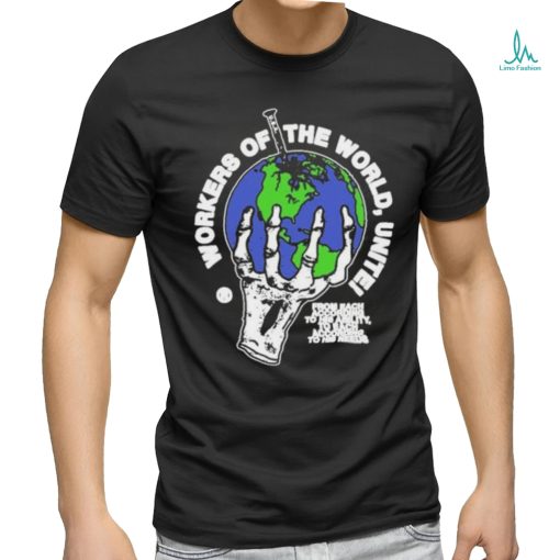 Official Official Hasan Piker Workers Of The World Unite T Shirt