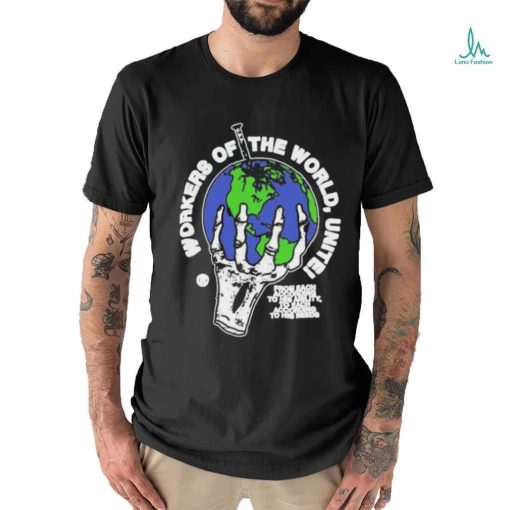 Official Official Hasan Piker Workers Of The World Unite T Shirt