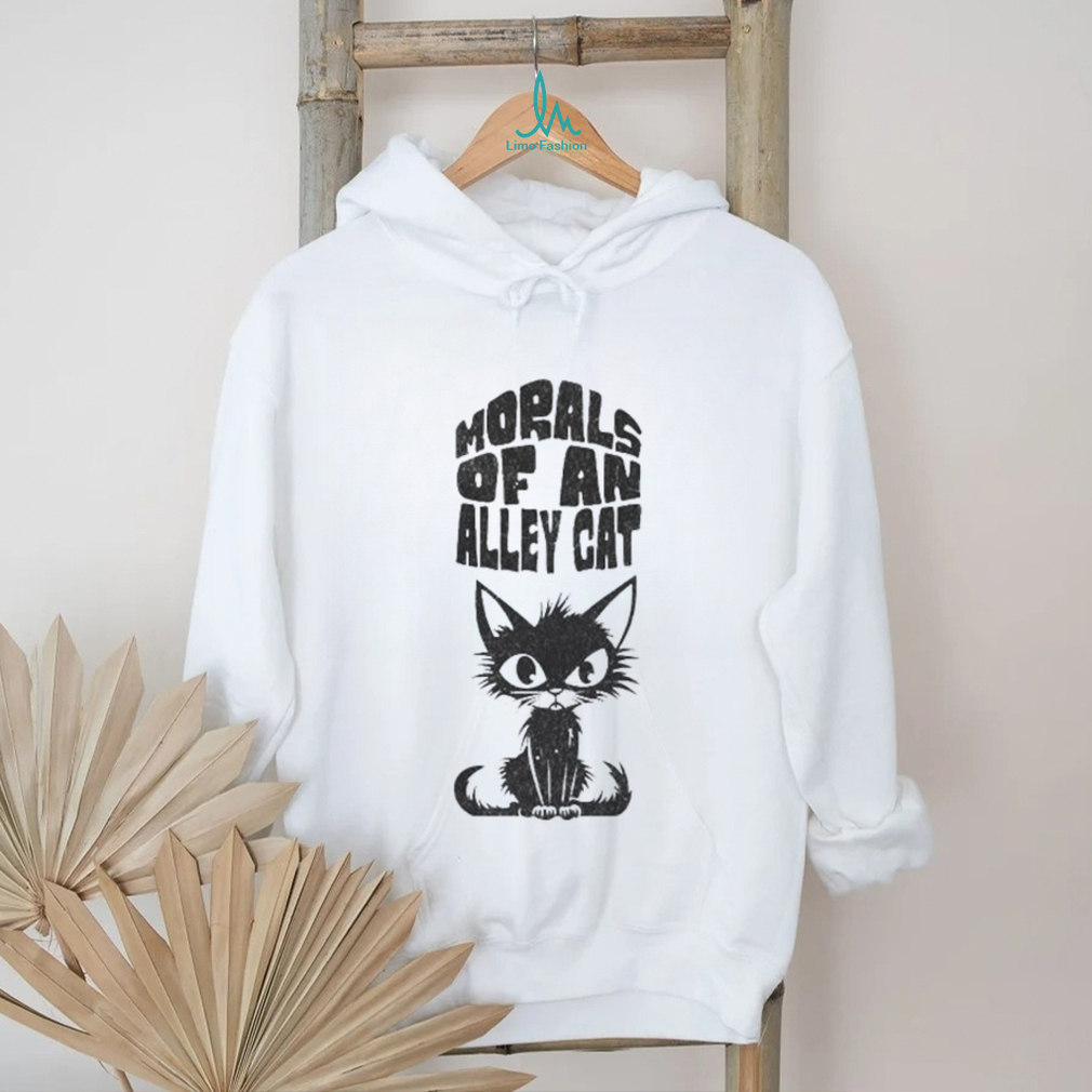 Official Official Morals of an Alley Cat Black T Shirt Official Official Morals of an Alley Cat Black T Shirt