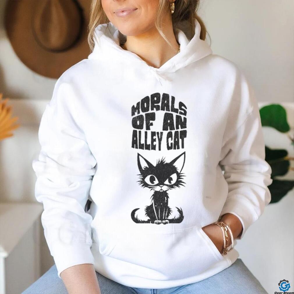 Official Official Morals of an Alley Cat Black T Shirt Official Official Morals of an Alley Cat Black T Shirt