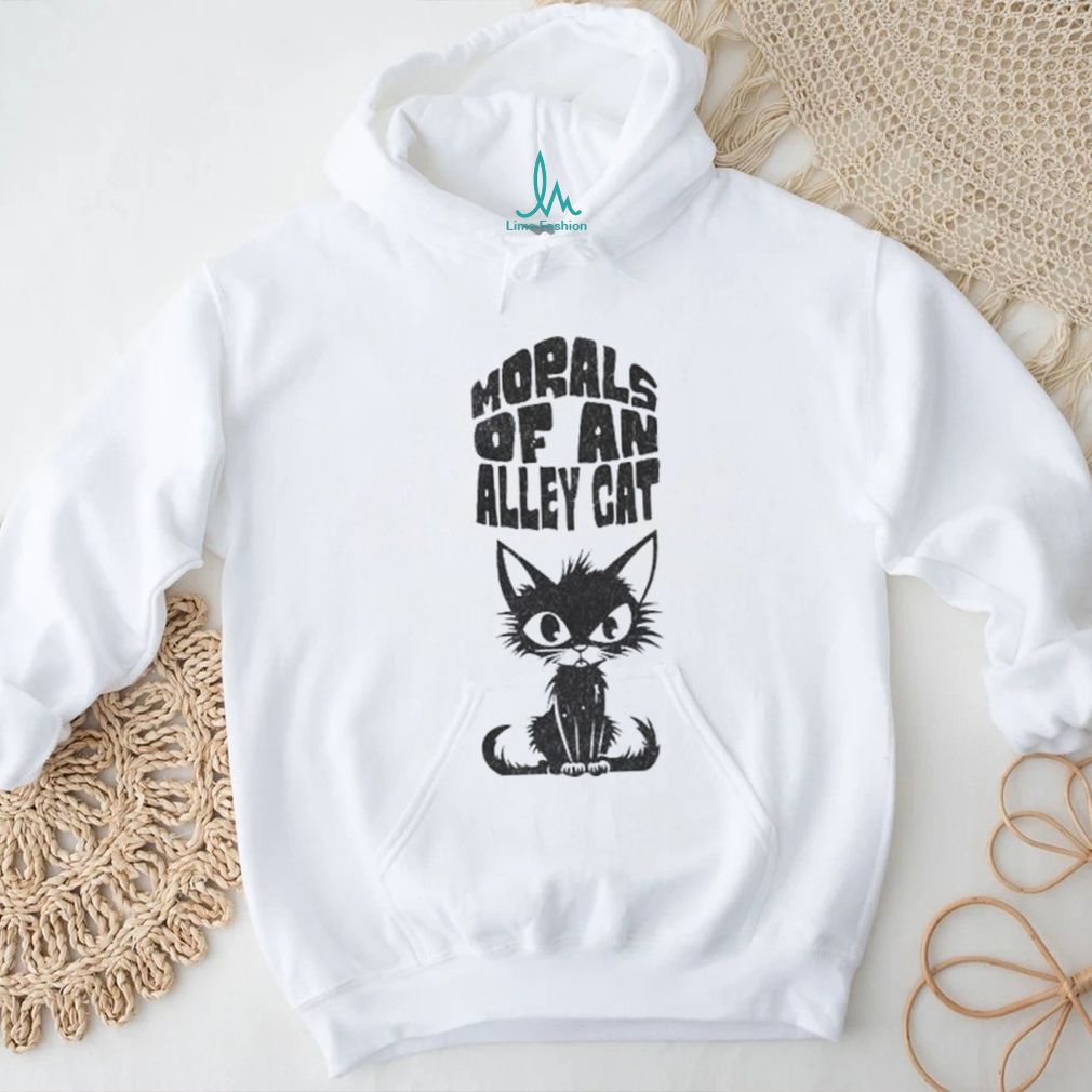 Official Official Morals of an Alley Cat Black T Shirt Official Official Morals of an Alley Cat Black T Shirt