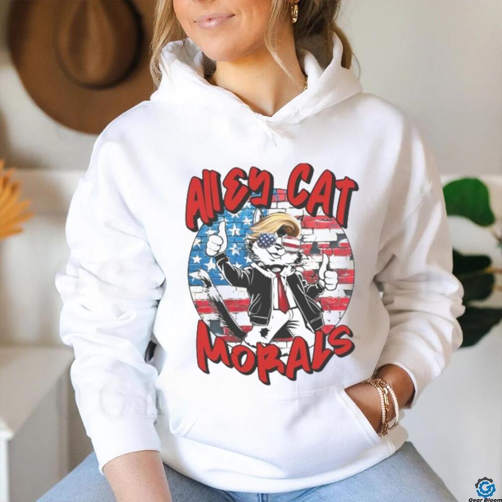 Official Official Trump 2024 Alley Cat Morals T Shirt Official Official Trump 2024 Alley Cat Morals T Shirt
