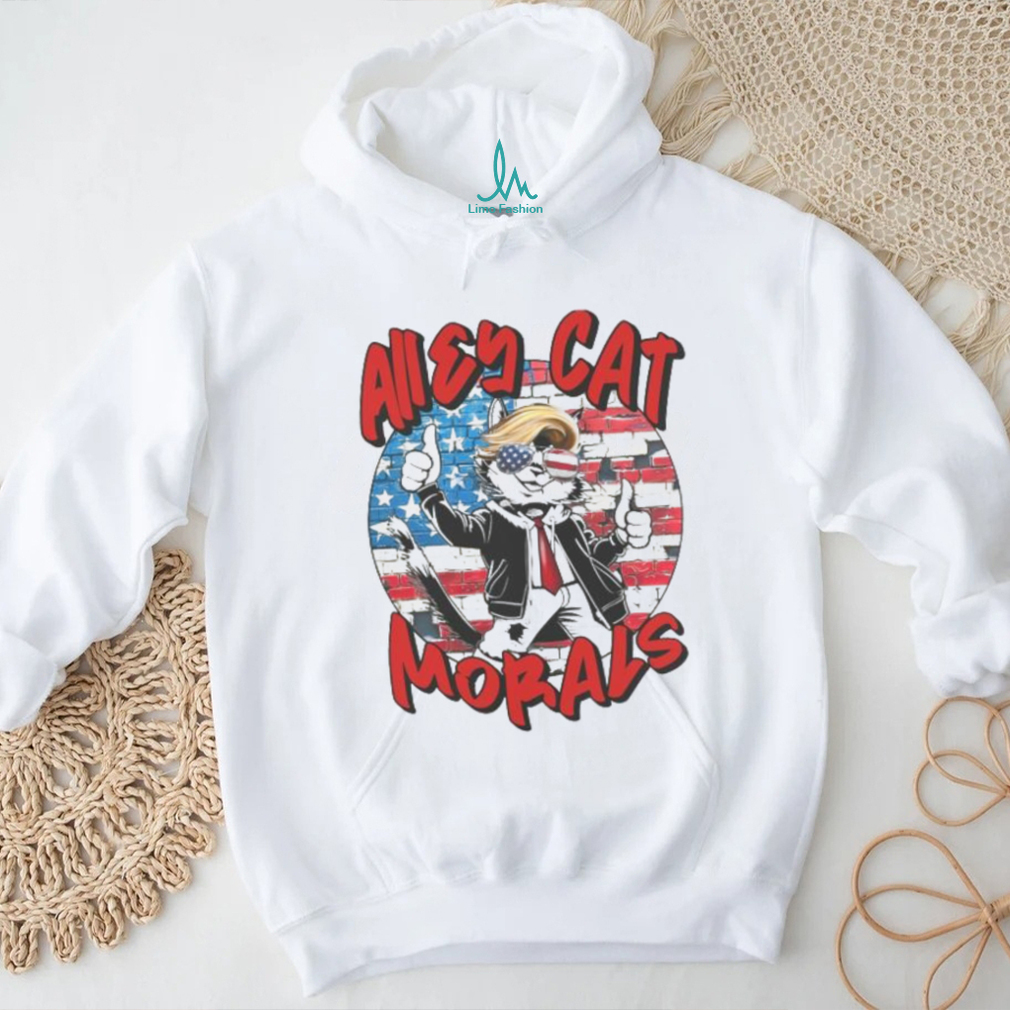 Official Official Trump 2024 Alley Cat Morals T Shirt Official Official Trump 2024 Alley Cat Morals T Shirt
