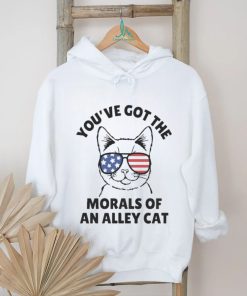Official Official You’Ve Got The Morals Of An Alley Cat Glasses T Shirt
