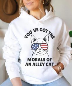 Official Official You’Ve Got The Morals Of An Alley Cat Glasses T Shirt