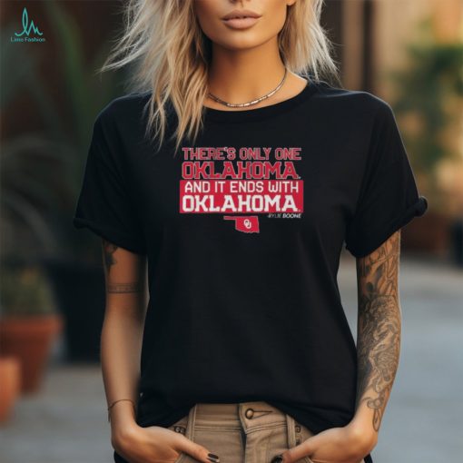 Official Oklahoma Sooners There’s Only One Oklahoma And It Ends With Oklahoma T Shirt