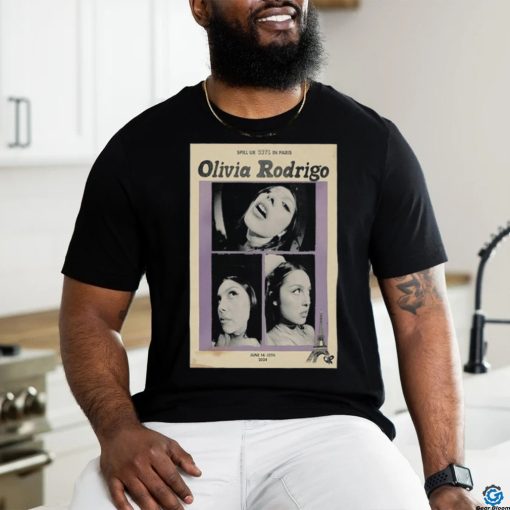 Official Olivia Rodrigo Paris 2024 Poster shirt