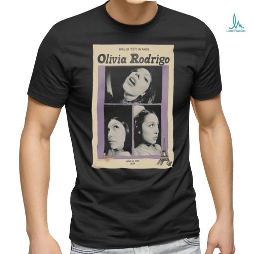 Official Olivia Rodrigo Paris 2024 Poster shirt