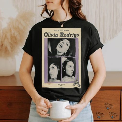 Official Olivia Rodrigo Paris 2024 Poster shirt