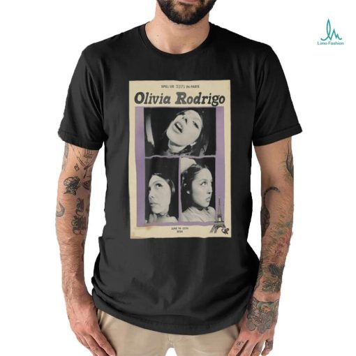 Official Olivia Rodrigo Paris 2024 Poster shirt