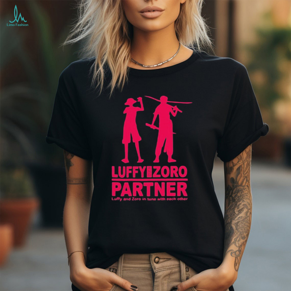 Official One Piece Luffy And Zoro Partner Luffy And Zoro In Tune With Each Other t shirt Official One Piece Luffy And Zoro Partner Luffy And Zoro In Tune With Each Other t shirt