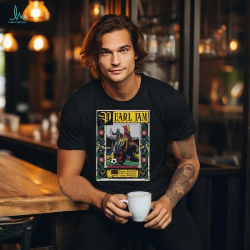 Official Pearl Jam In London UK Limited Poster At Tottenham Hotspur June 29, 2024 Shirt