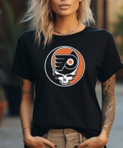 Official Philadelphia Flyers Grateful Dead Logo Band Shirt