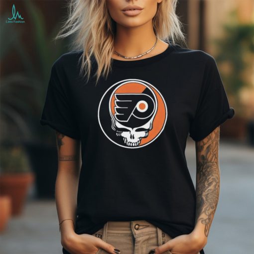 Official Philadelphia Flyers Grateful Dead Logo Band Shirt