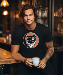 Official Philadelphia Flyers Grateful Dead Logo Band Shirt