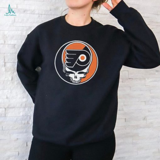 Official Philadelphia Flyers Grateful Dead Logo Band Shirt