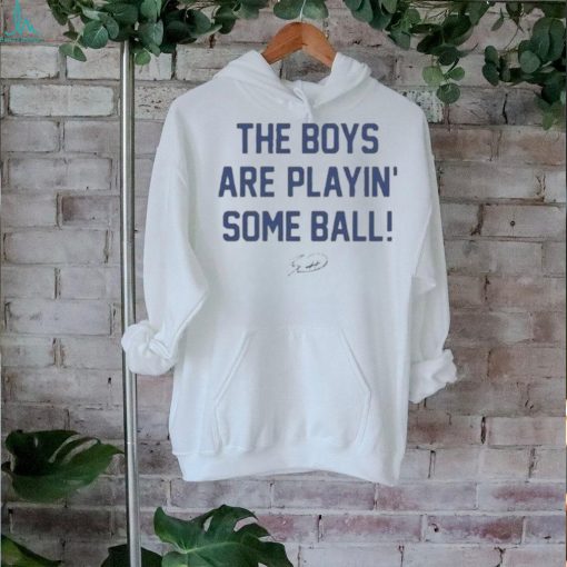 Official Powder Blue Boys Are Playing Some Ball Shirt