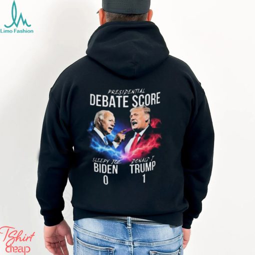Official Presidential Debate Trump 1 Biden 0 shirt