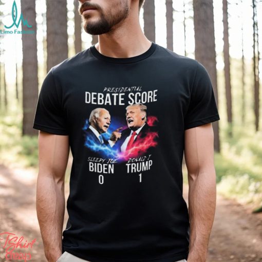 Official Presidential Debate Trump 1 Biden 0 shirt