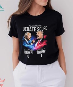 Official Presidential Debate Trump 1 Biden 0 shirt