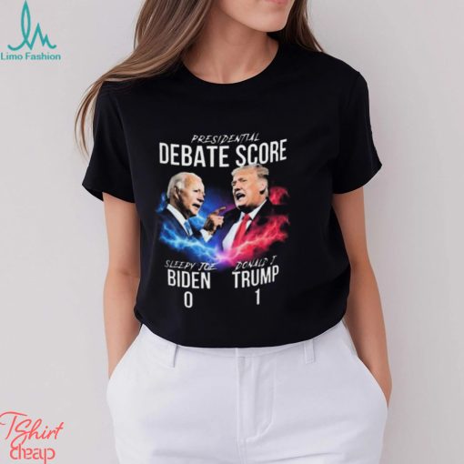 Official Presidential Debate Trump 1 Biden 0 shirt